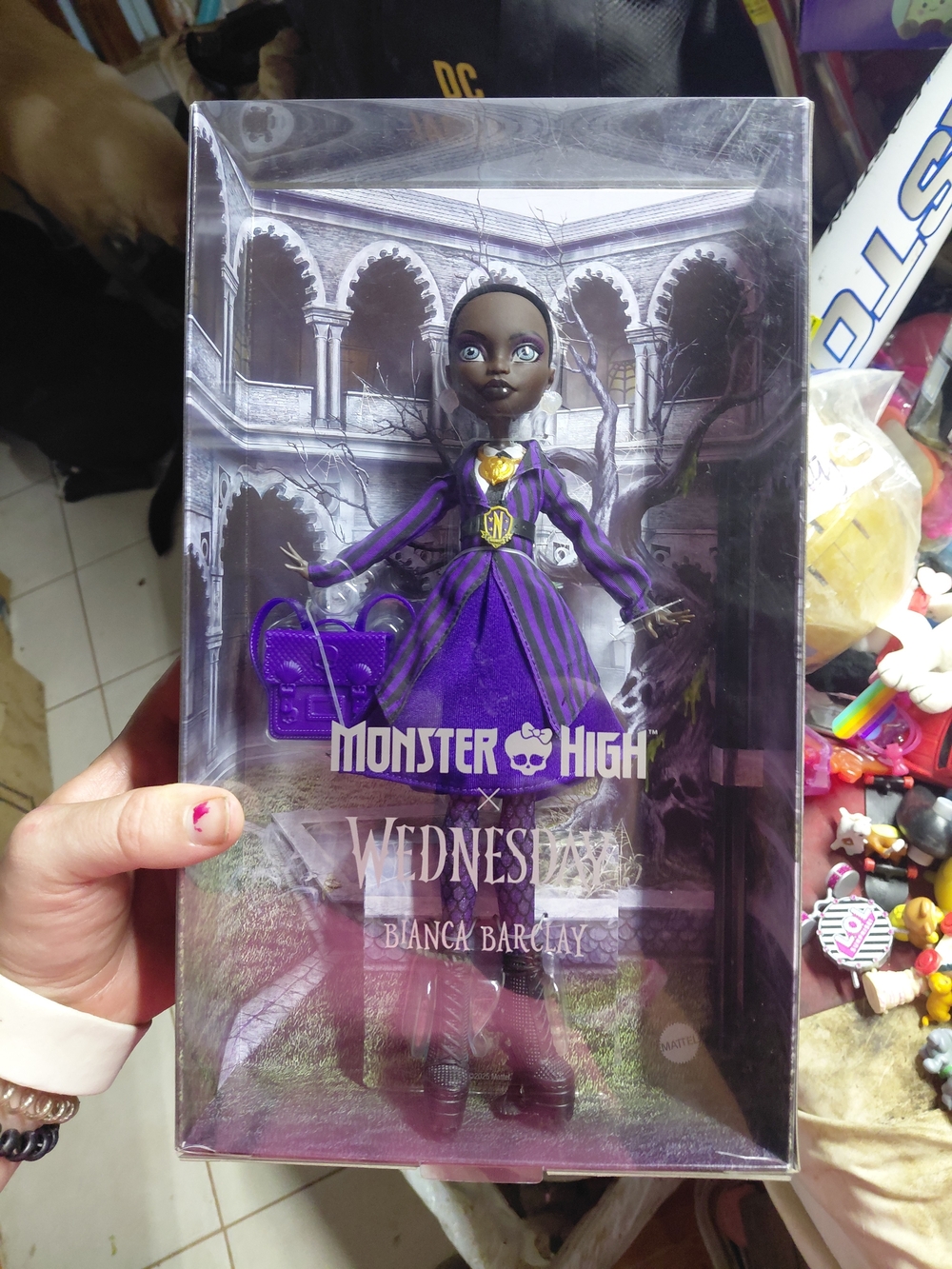 Monster High Wednesday Bianca Barclay Purple Kids Costume Doll